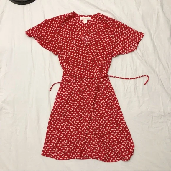 open lace back dress Posse Emma Shift Mini Dress in Red Gingham – Leigh's of Breton Village main image 0